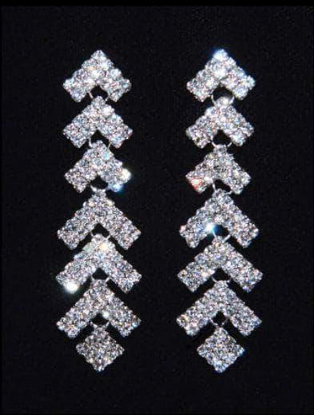 Rhinestone Dangle Earrings
