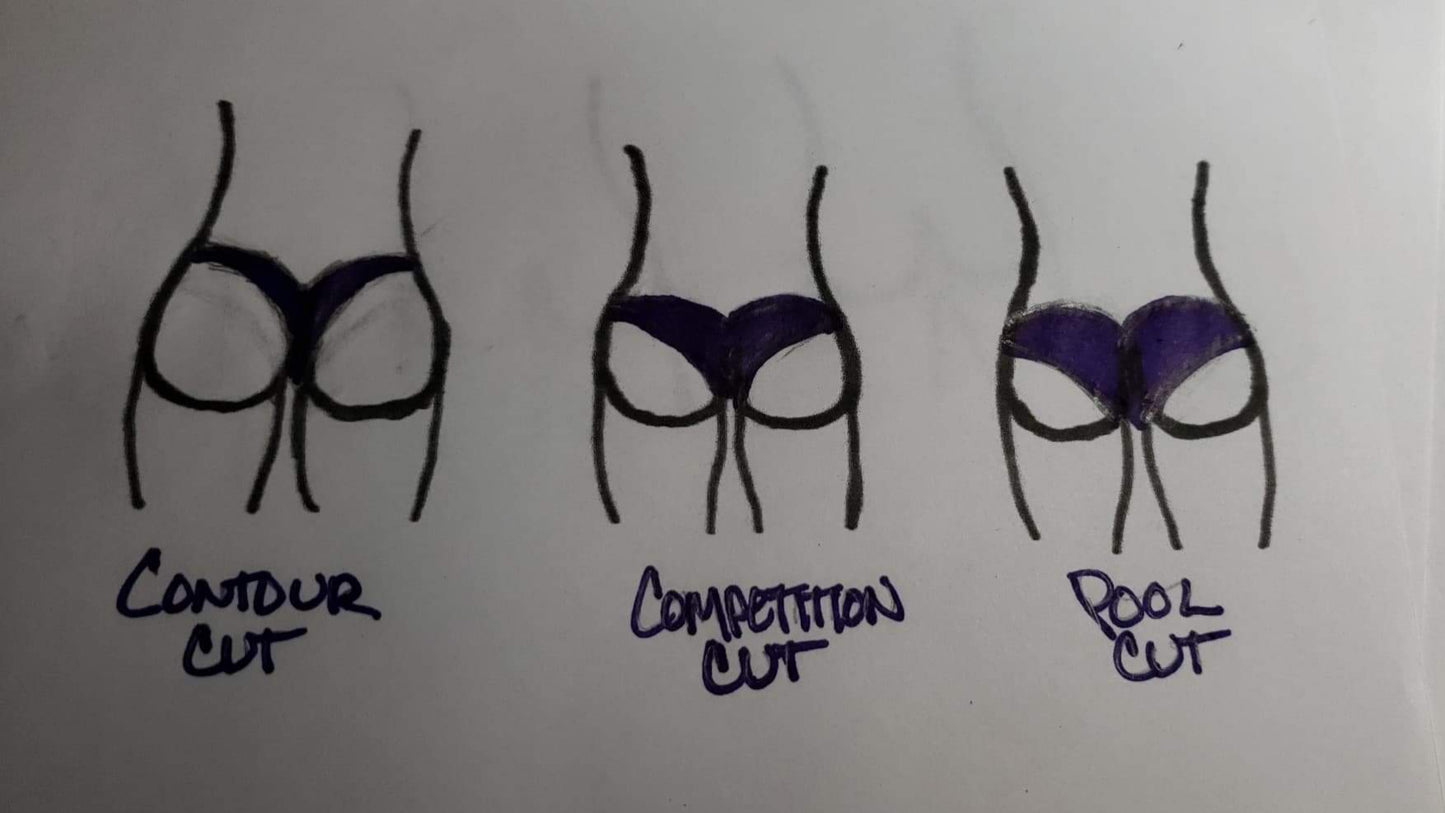 Made-To-Order Custom Beaded Tie Scrunch Bikini