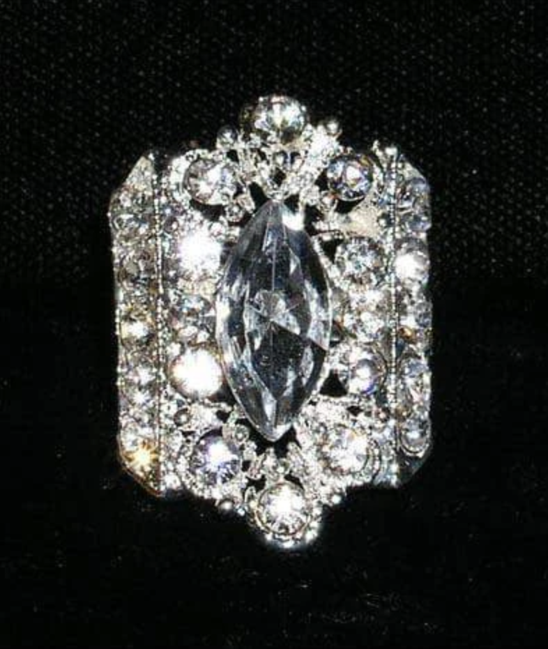 Roaring 20s Navette Adjustable Ring