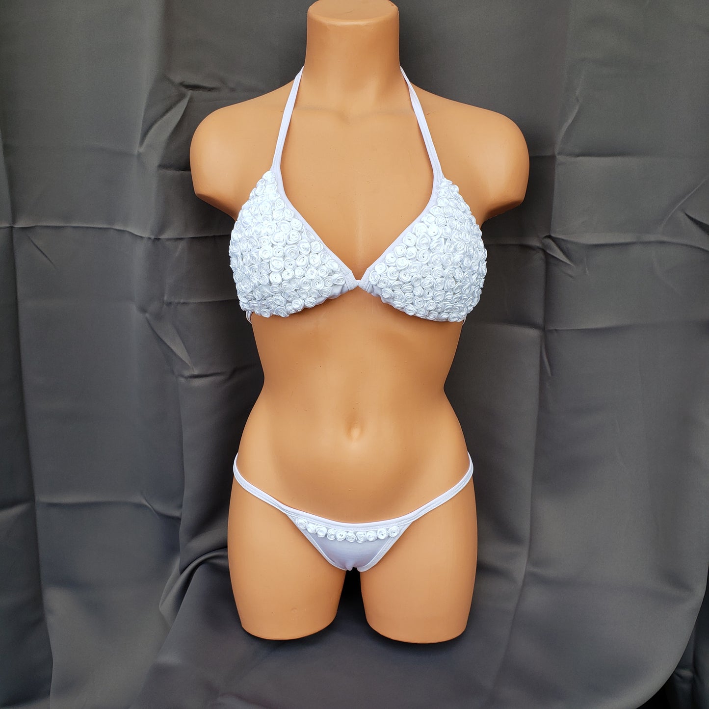 Rose Scrunch Bottom Bikini
