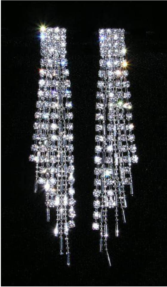 Crystal Cords Earrings